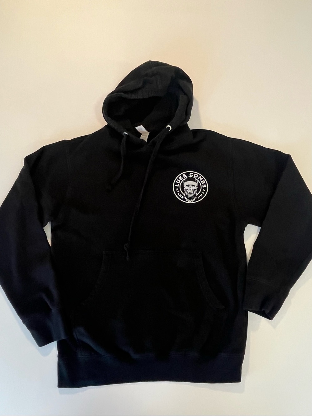 Luke Combs Bootleggers Fan Club Exclusive Pullover Hoodie Black Size Small
